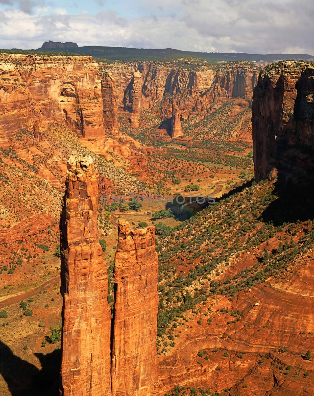 Spider Rock in Canyon de Chelly, Arizona