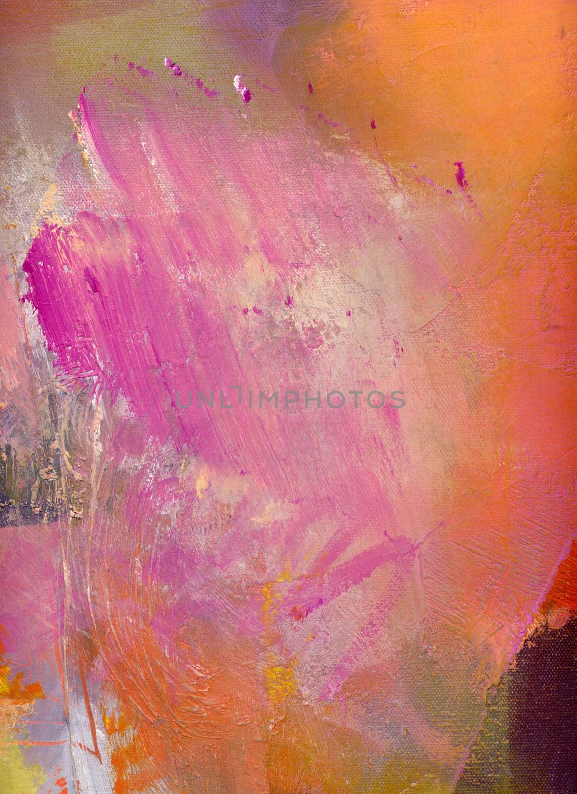 opaque and glazing oil-colored textures on canvas