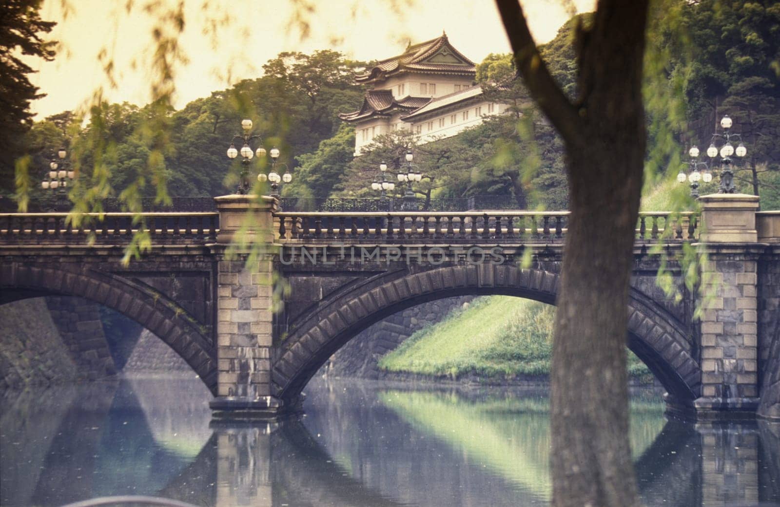 The  City centre at the Imperial Palace of Tokyo in Japan in Asia,....