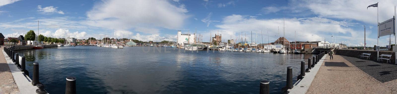 Harbour panorama of Svendborg,Fyn,Denmark
