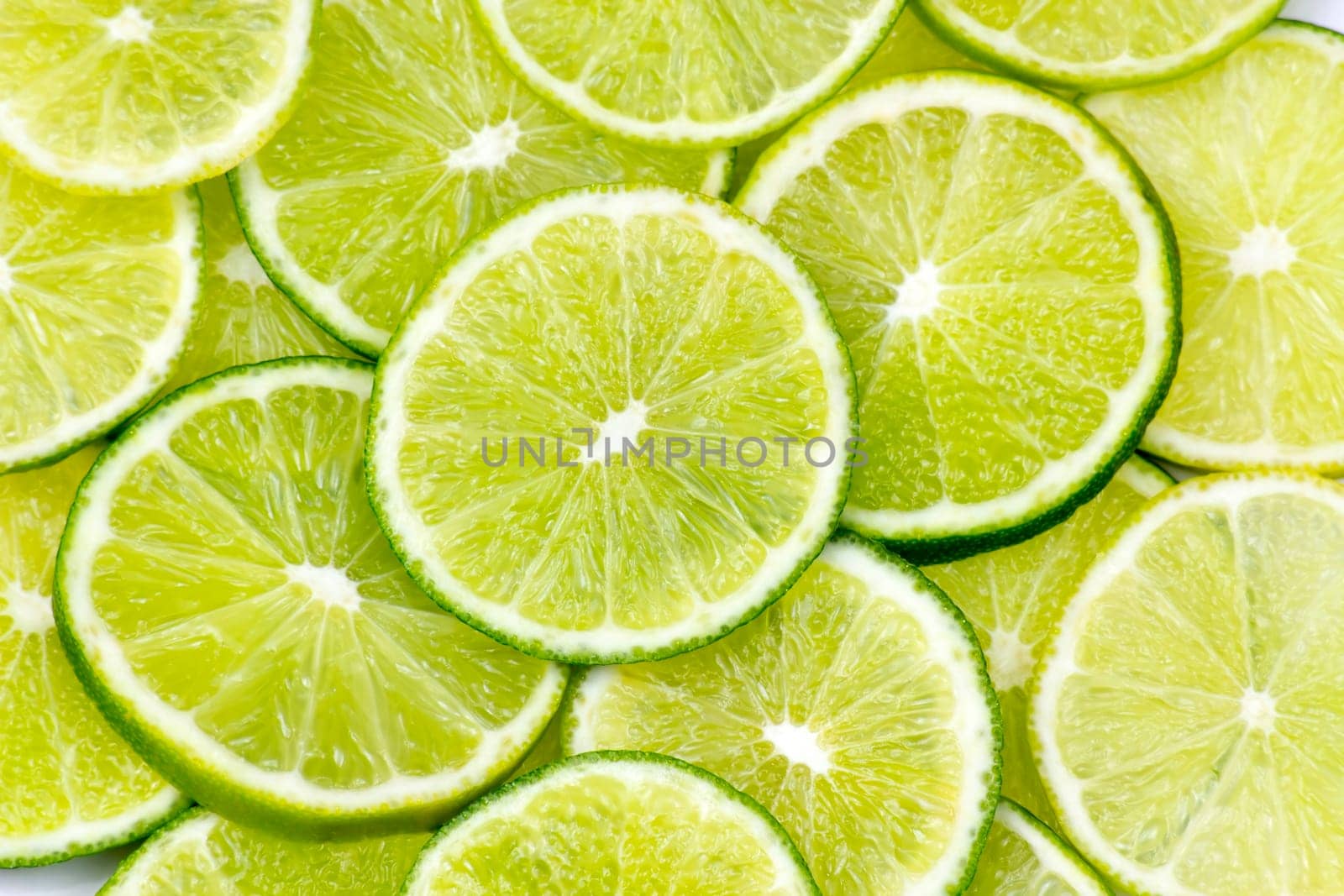 lime slices - background