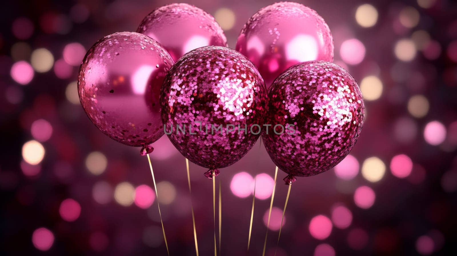 Metallic Helium Balloons, Generative AI, holidays