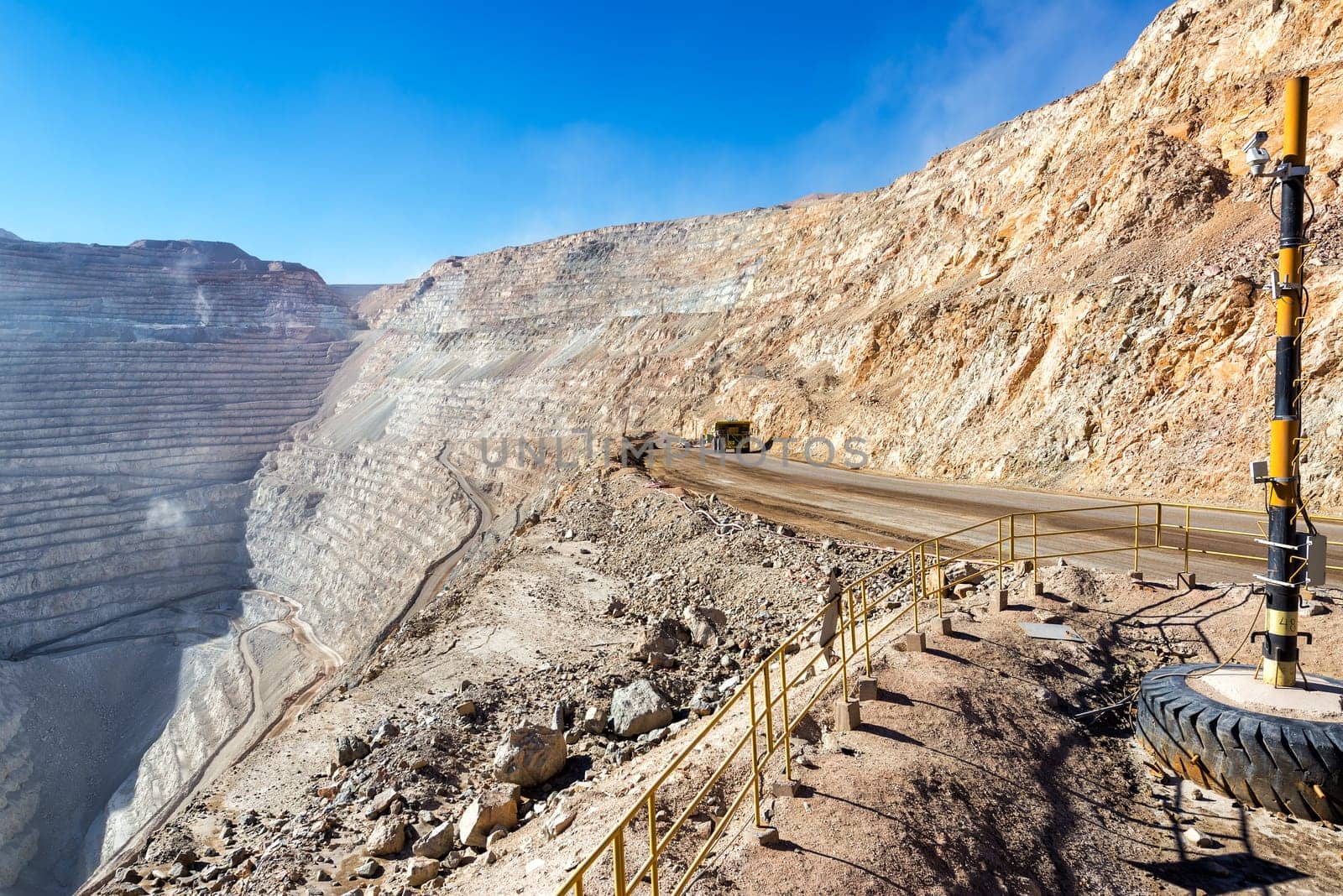 Open pit coper mine of Chuquicamata, Chile