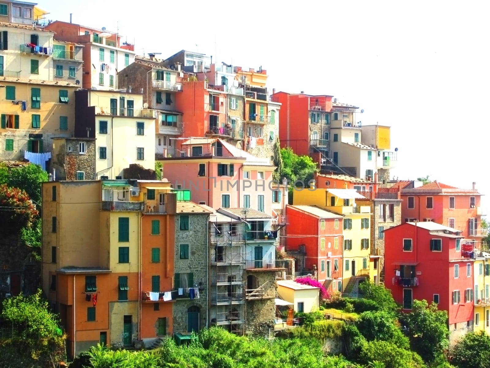 Village on Italian Coast in Liguria