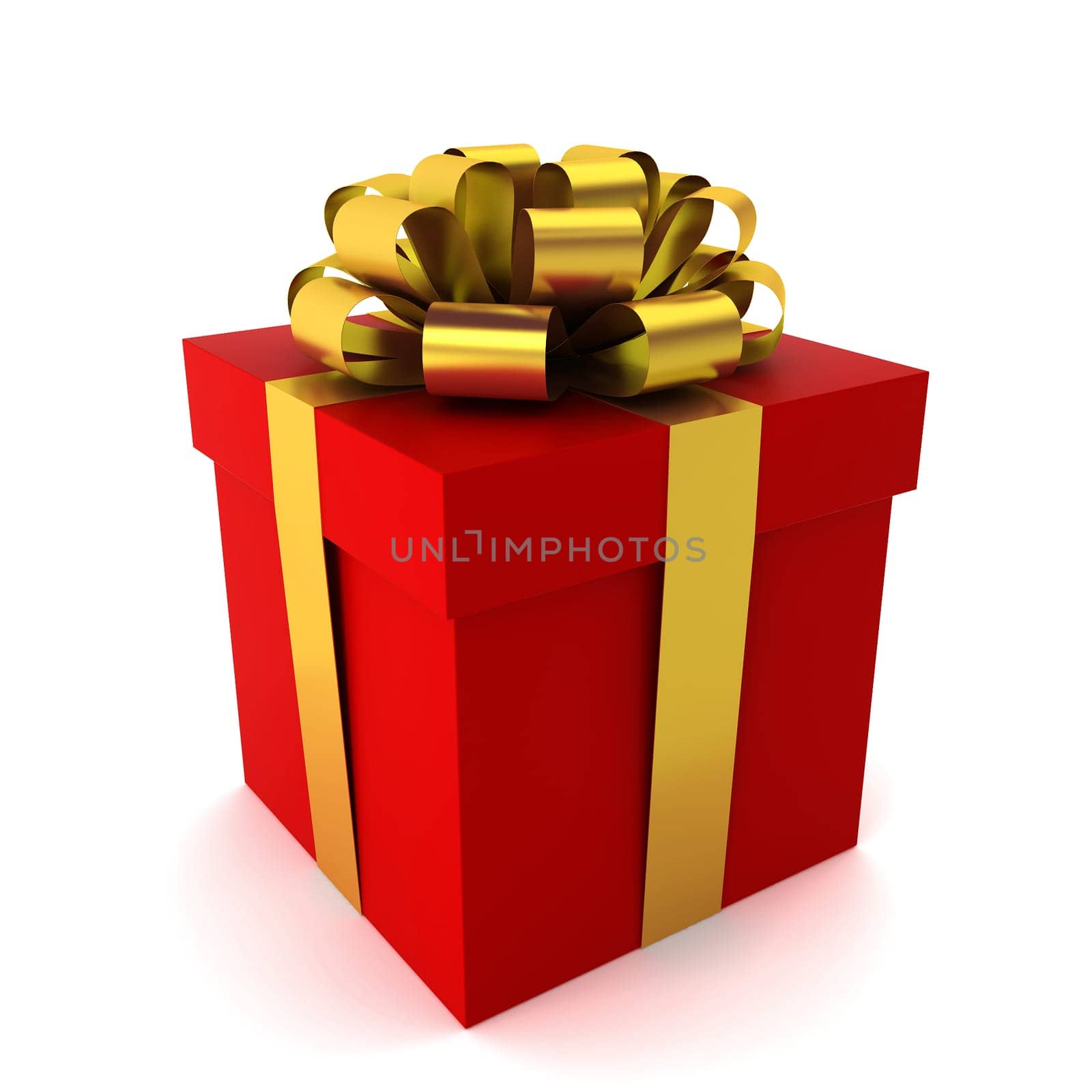 gift - 3d render on white