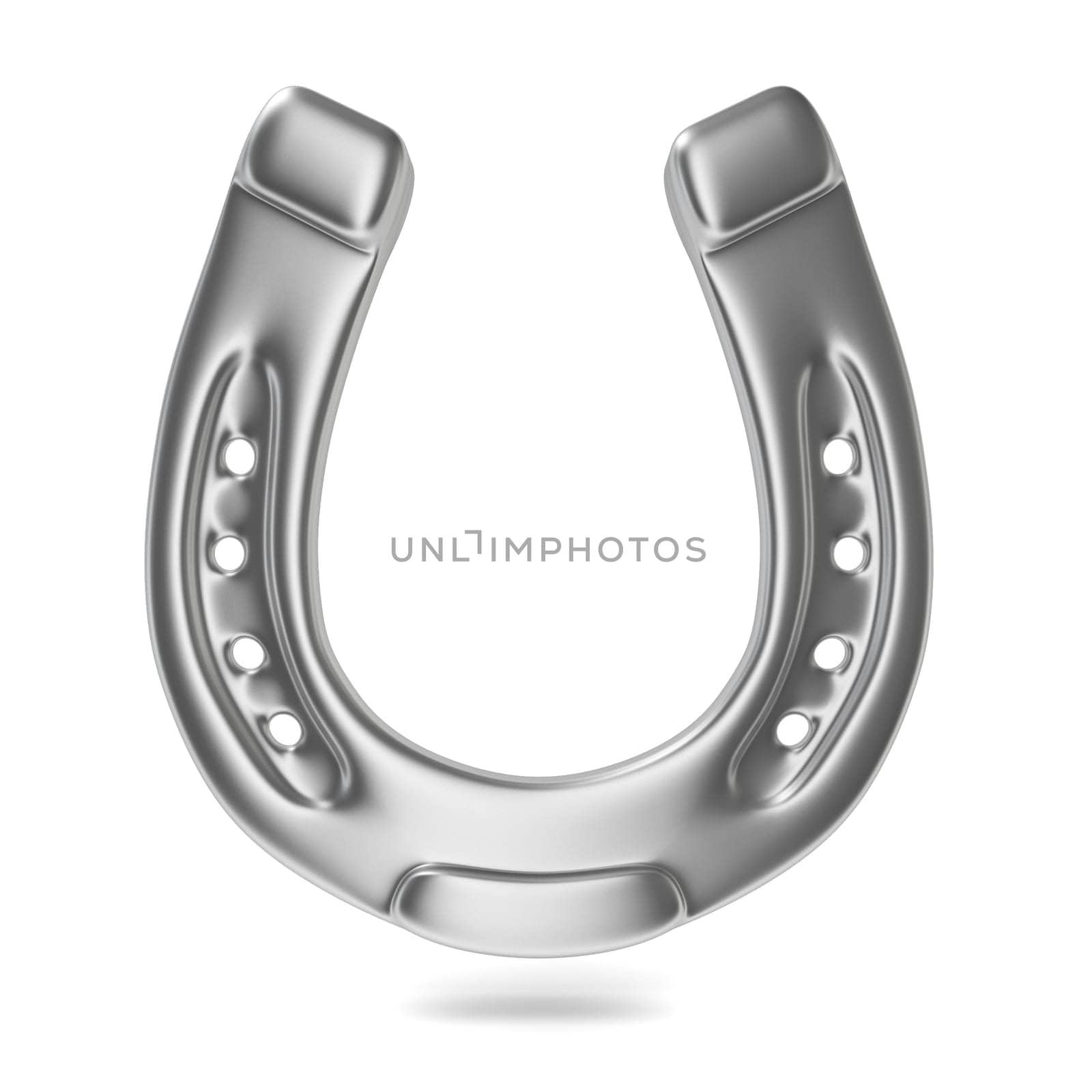Horseshoe. 3d illustration on white background