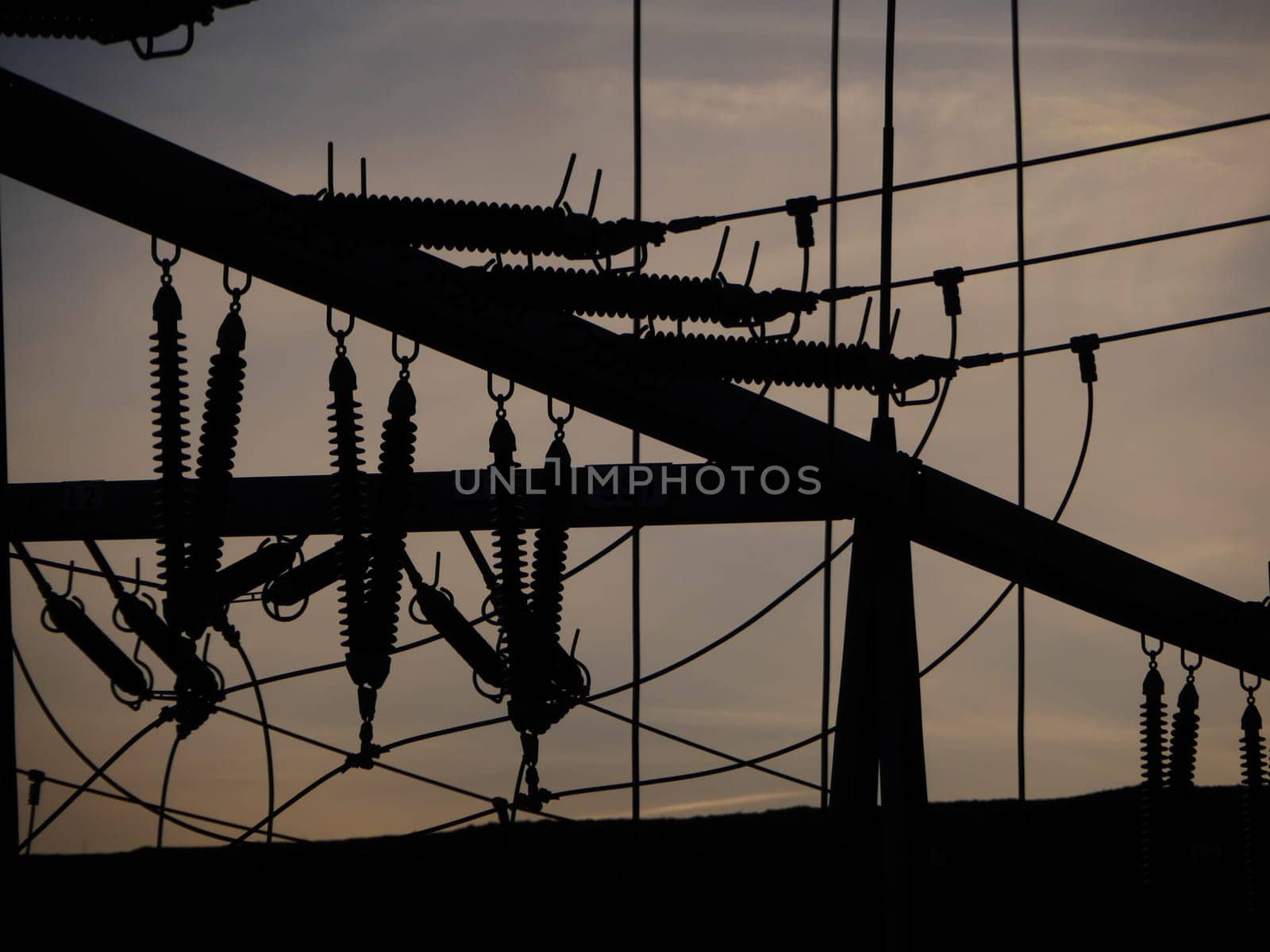 Electrical insulators in a substation