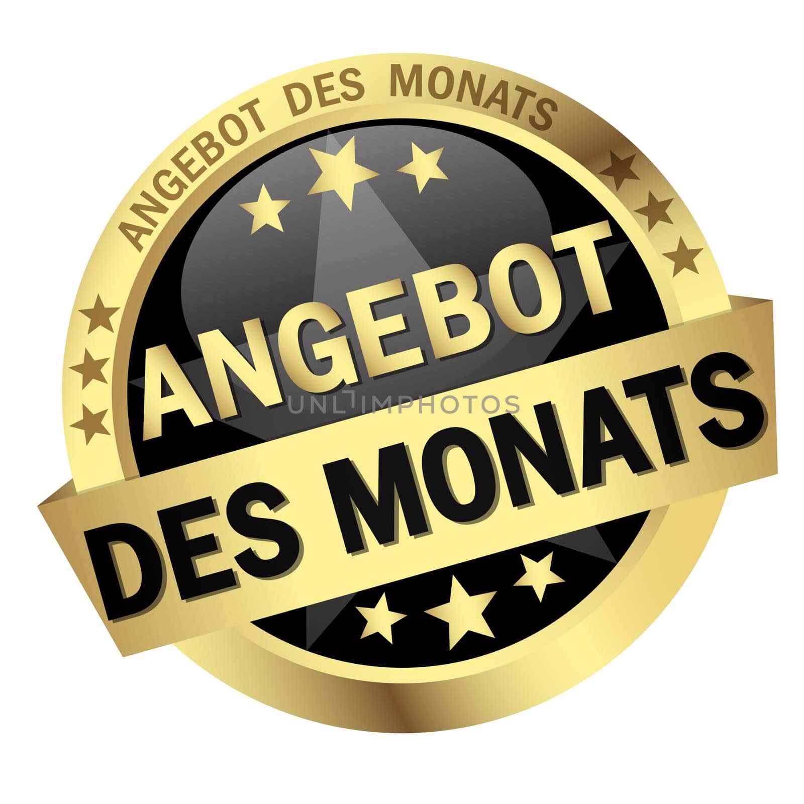 Button with banner - Offer of the Month