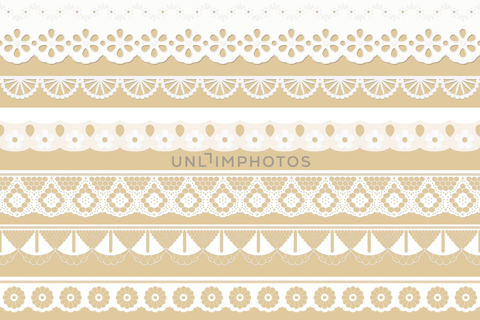 big collection seamless tissue ribbons - festoons