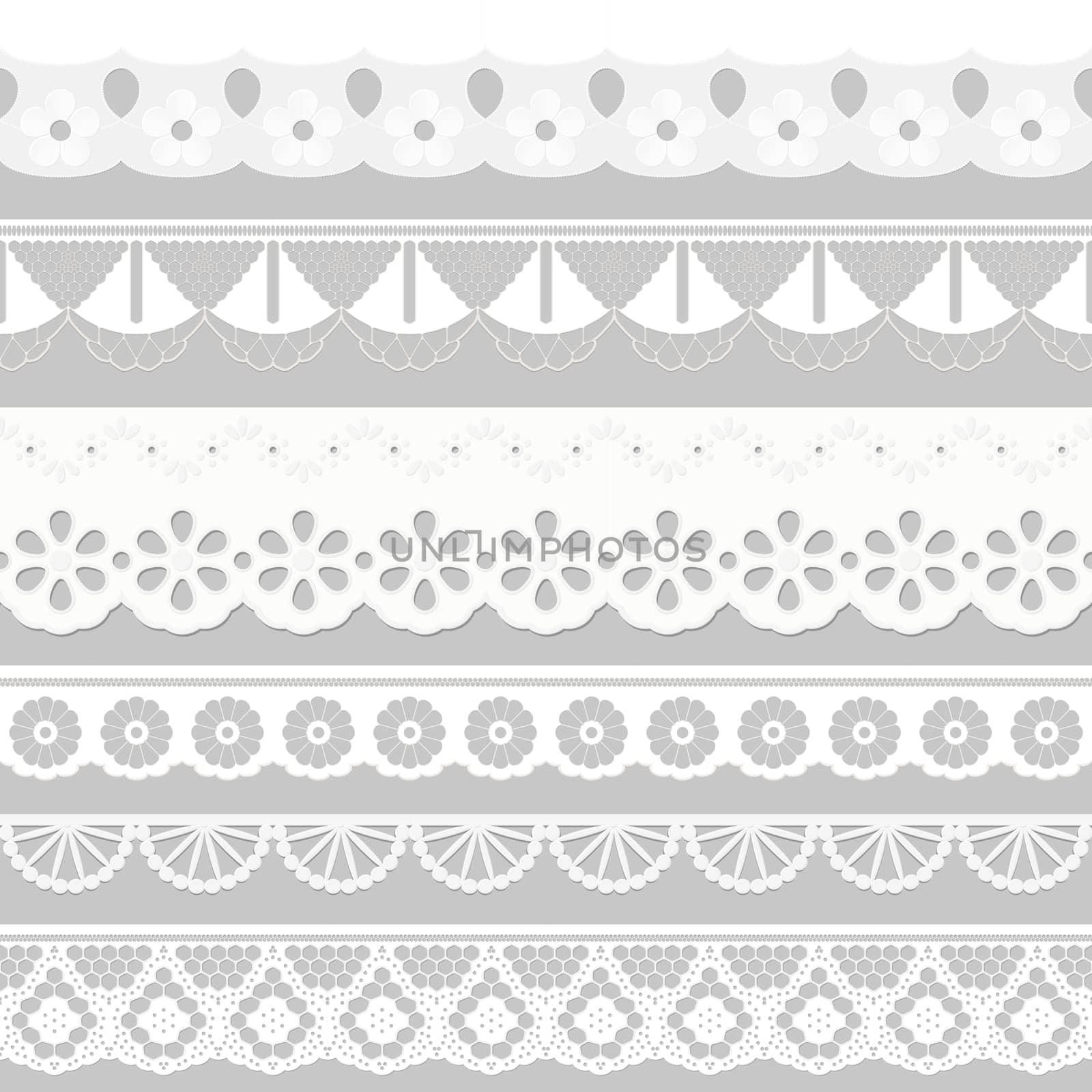big collection seamless tissue ribbons - festoons