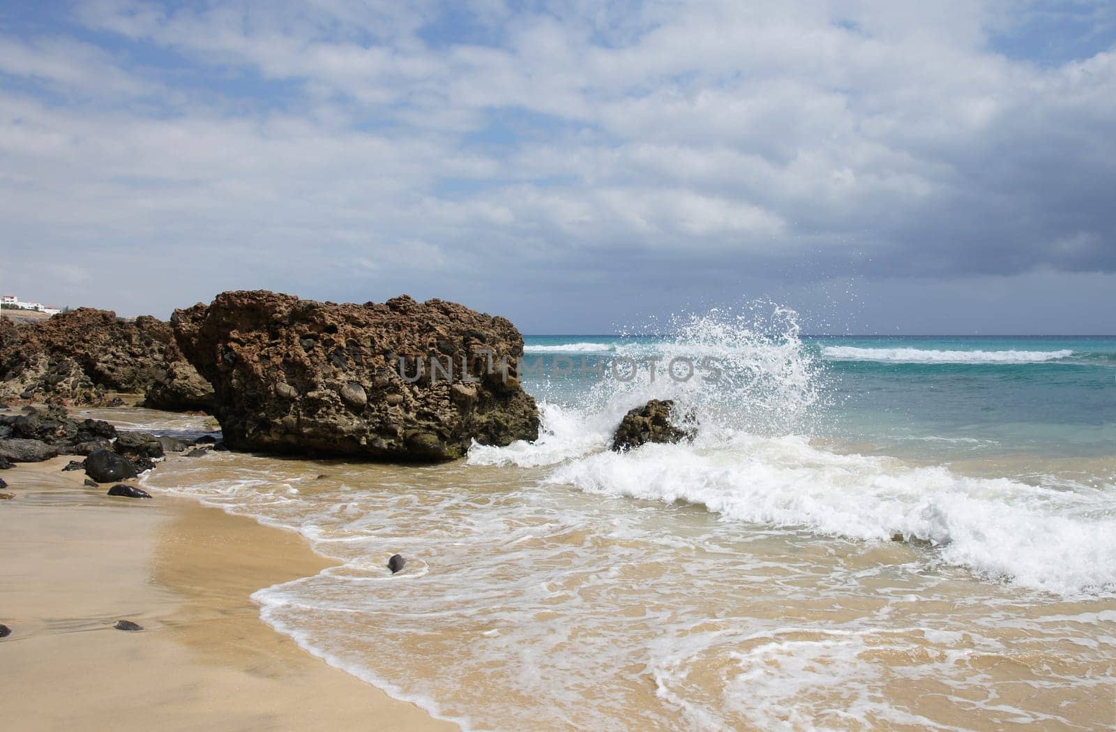 Sandy beach in Fuerteventura