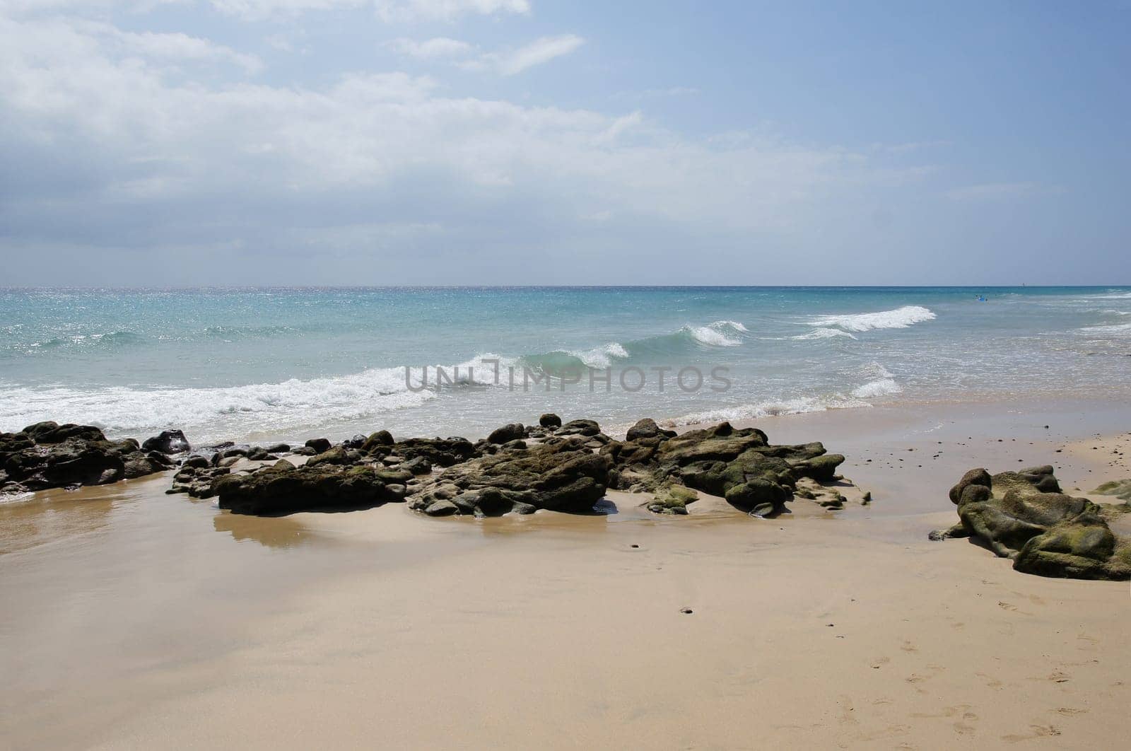 Sandy beach in Fuerteventura