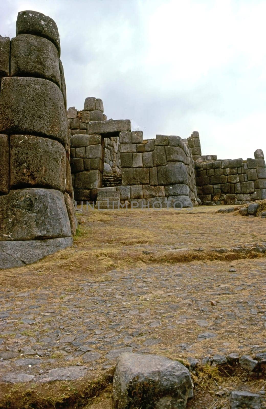 Inca Ruins in Sacsayhuaman, Peru
