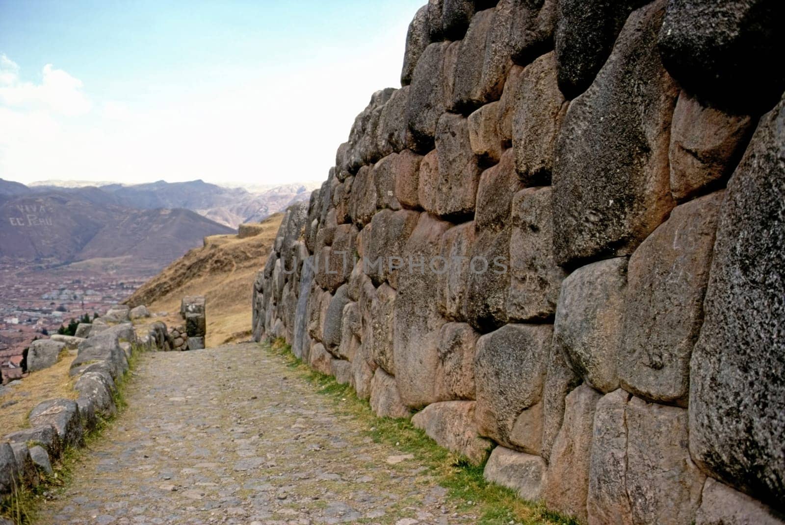 Inca Ruins in Sacsayhuaman, Peru