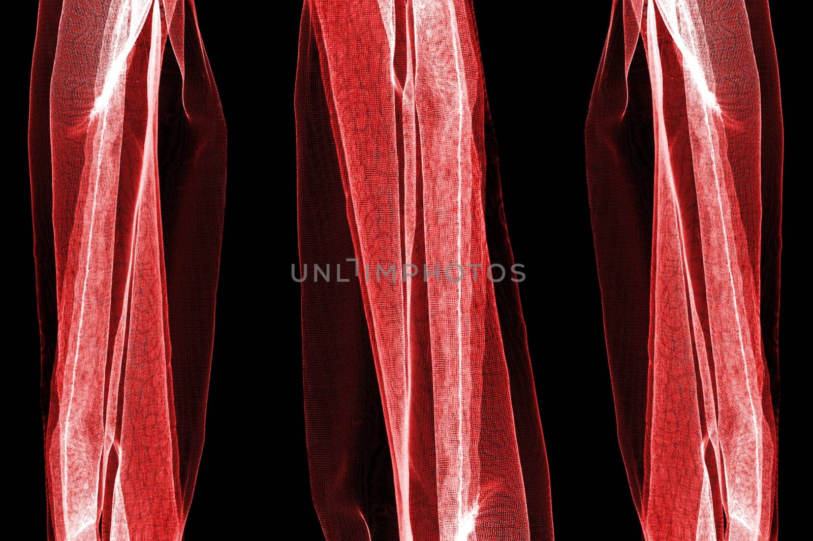 A close up shot of rumpled fabric