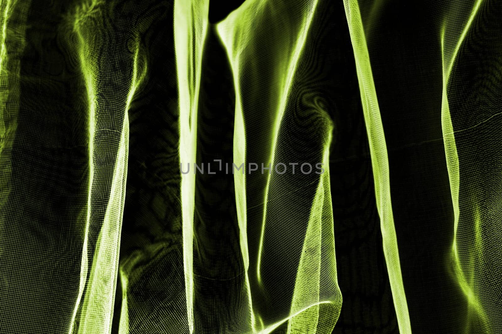 A close up shot of rumpled fabric