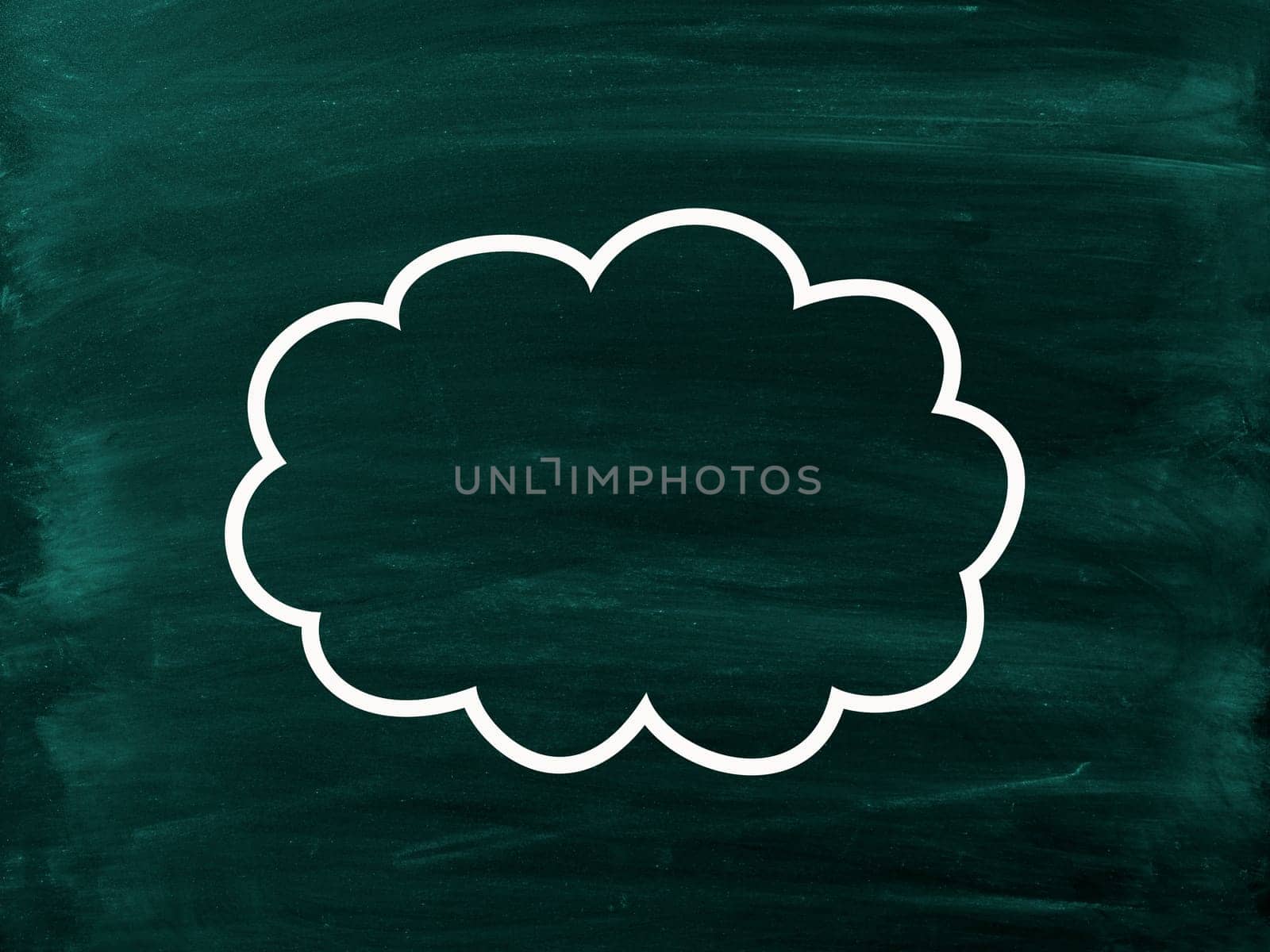 A conceptual image of computer cloud storage
