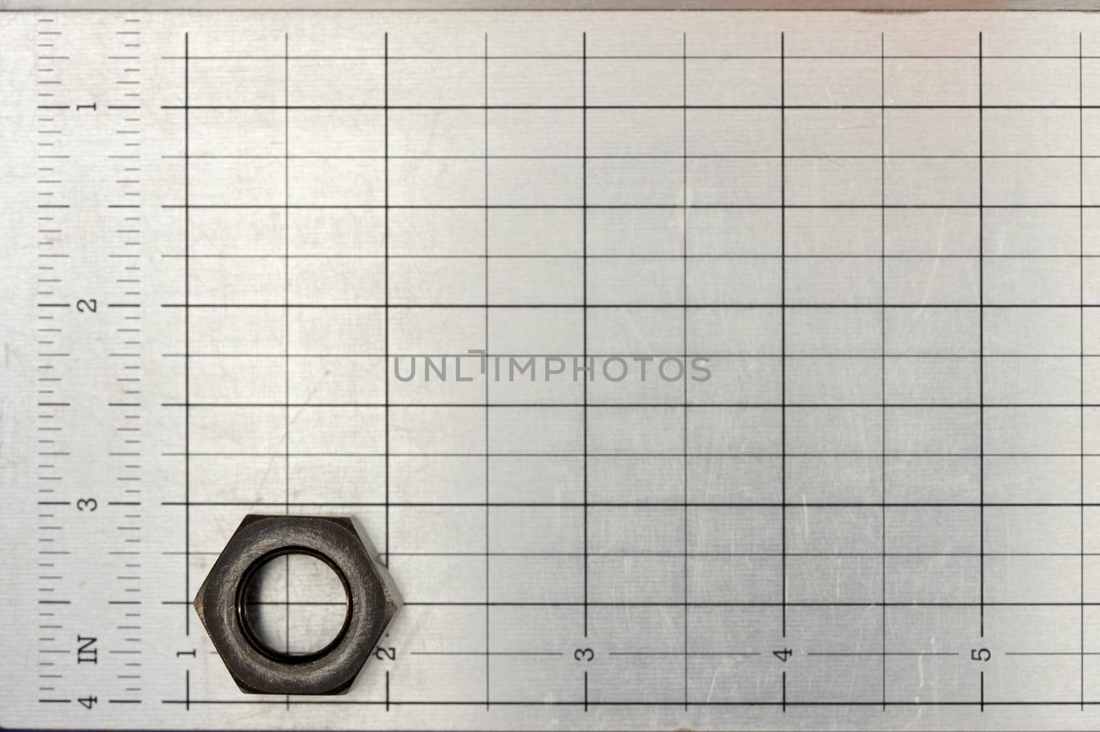 A close up shot of a metal grid