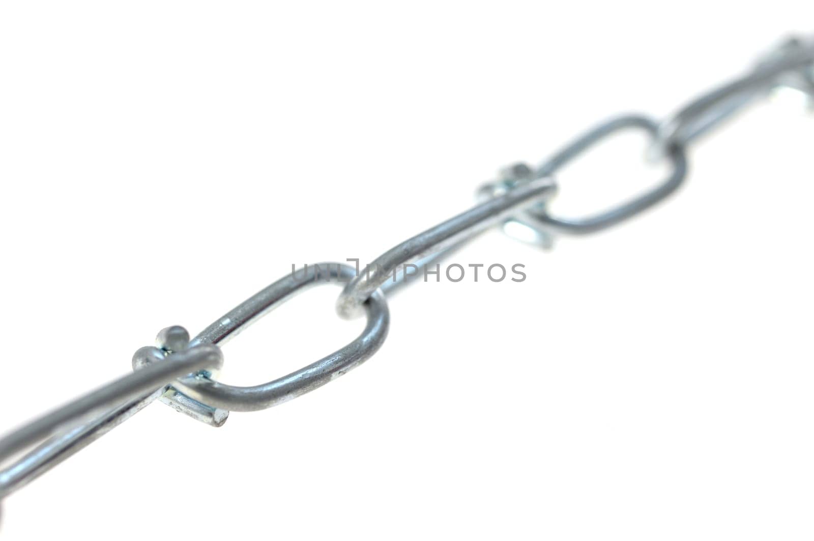 A close up shot of a metal chain