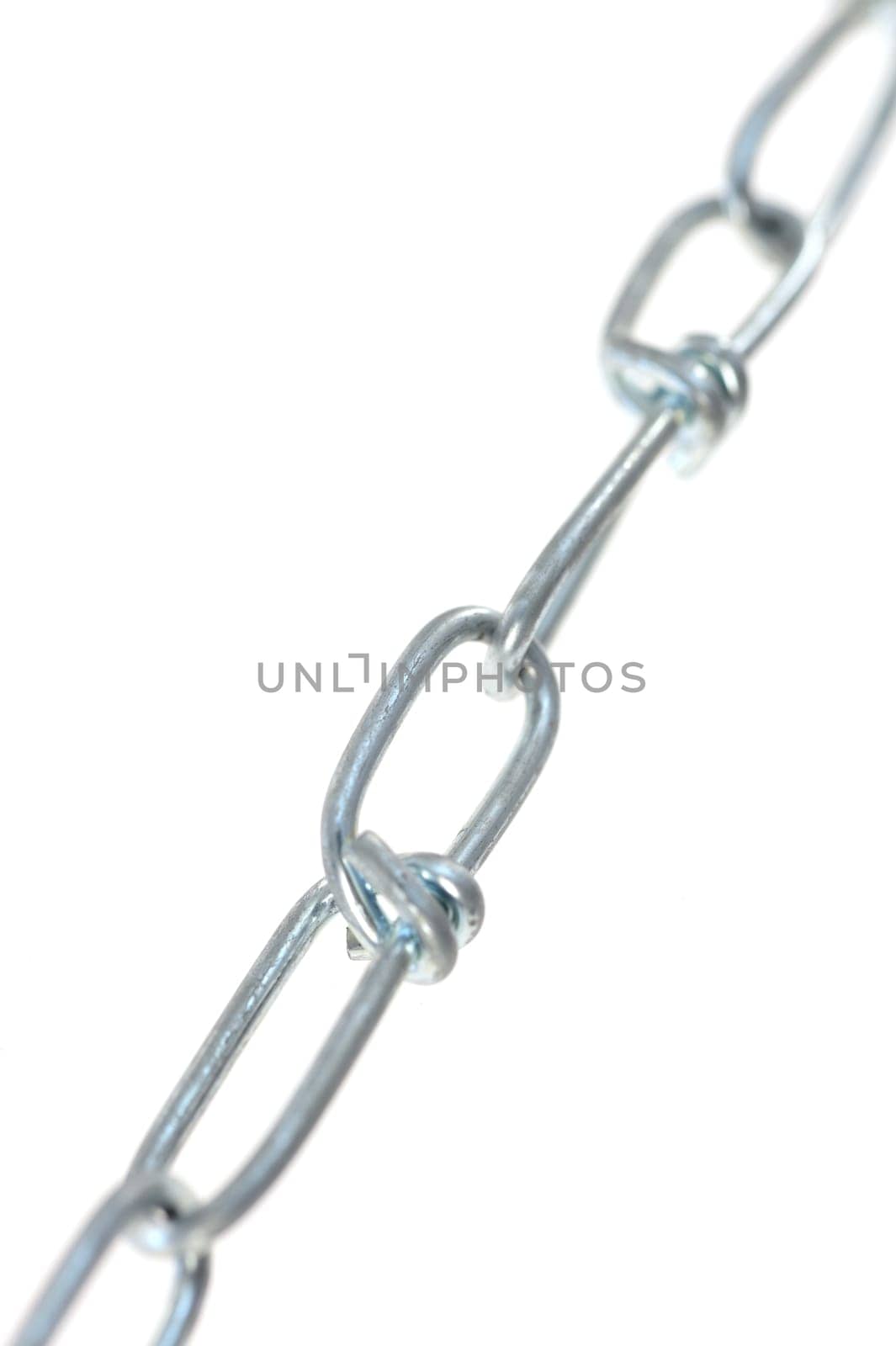 A close up shot of a metal chain