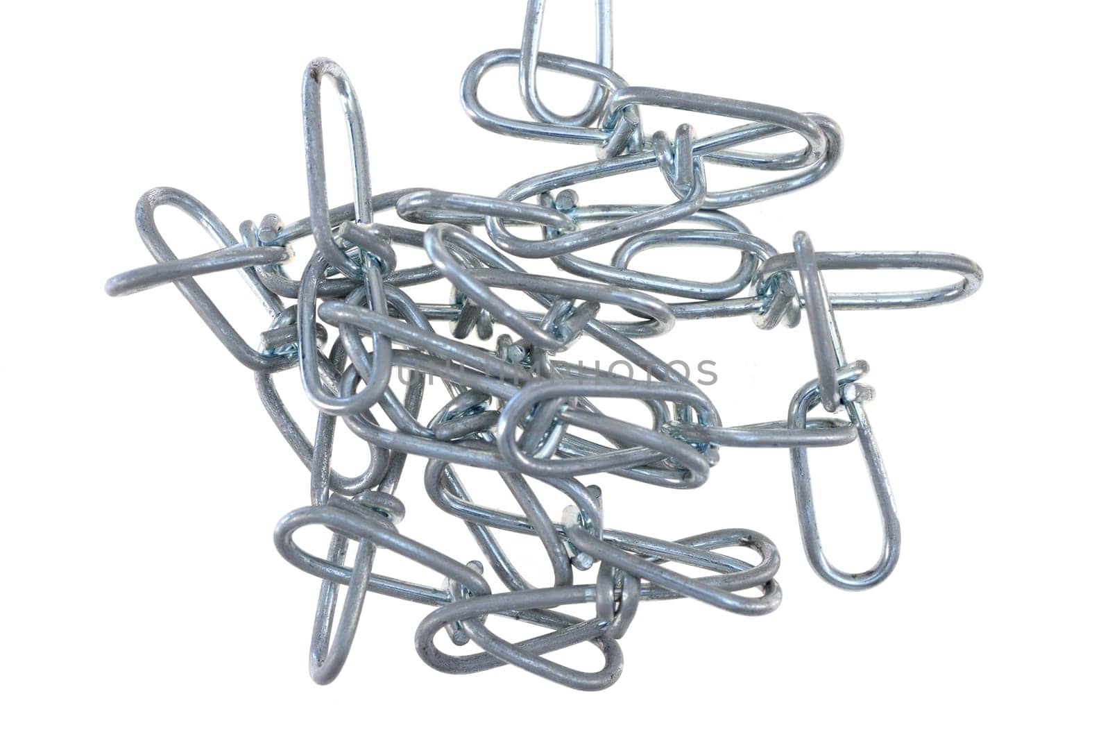 A close up shot of a metal chain