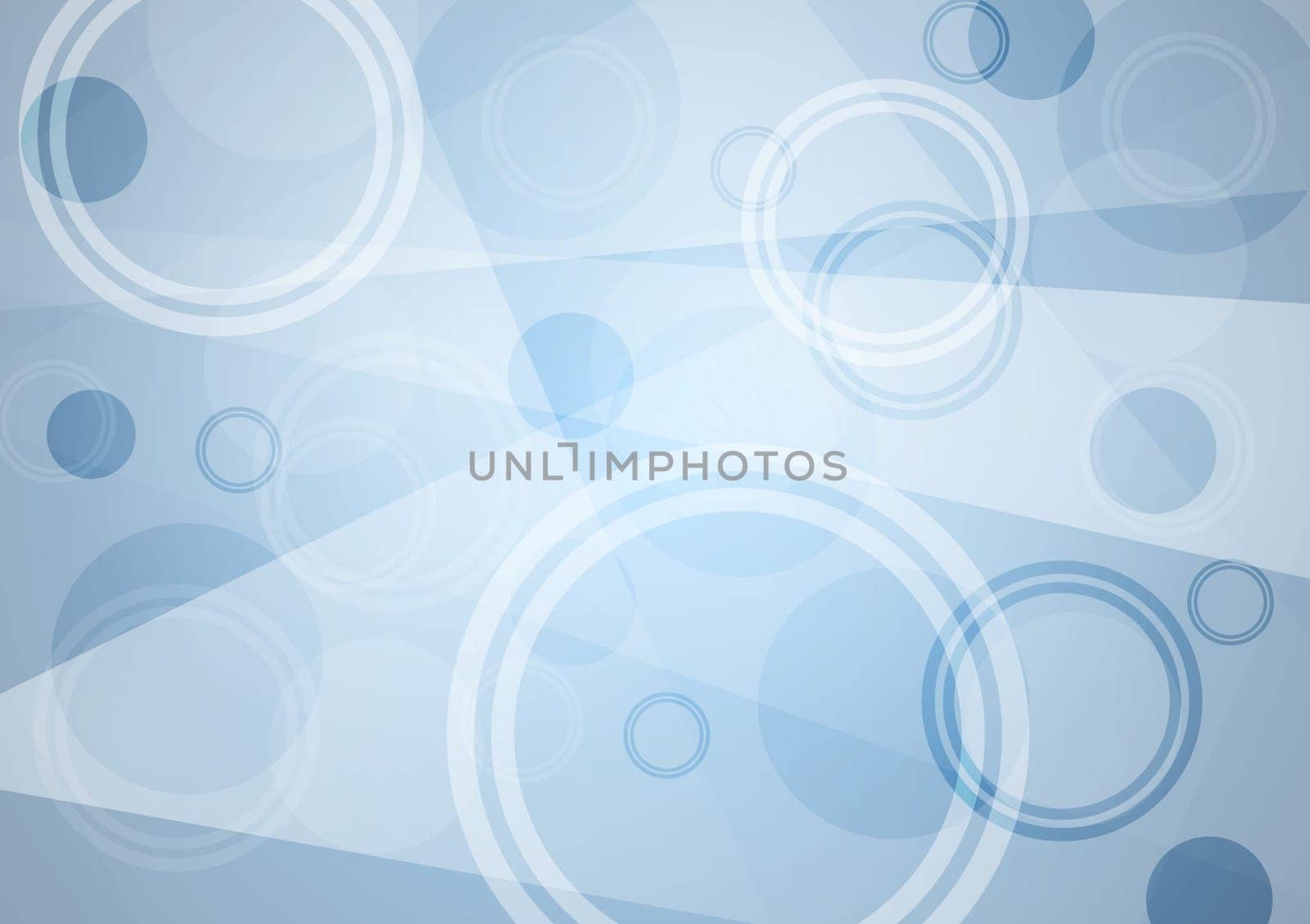 Bright blue abstract design