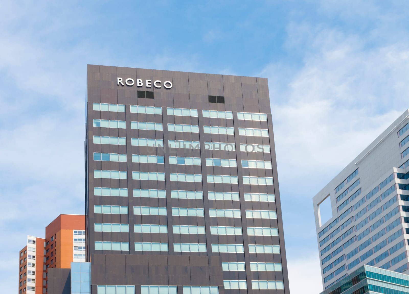 Robeco headquarters in Rotterdam. Robeco is a Dutch asset manager with assets under management of around € 211 billion.
