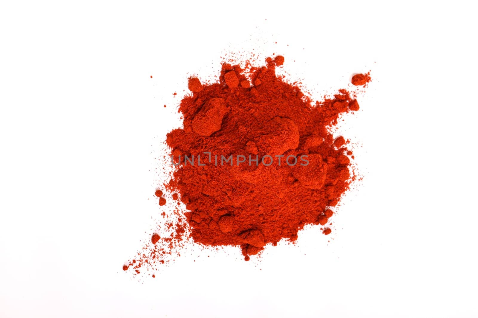 Pile of red paprika powder