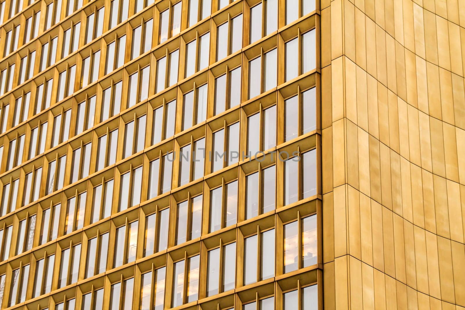 Office building background in Berlin, capital city of Germany .