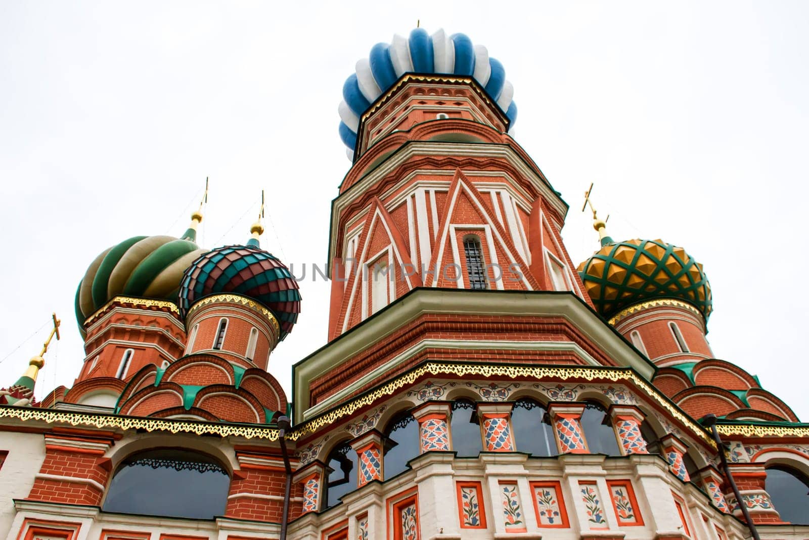 St Basil Cathedral in Moscow, in the Red Square.