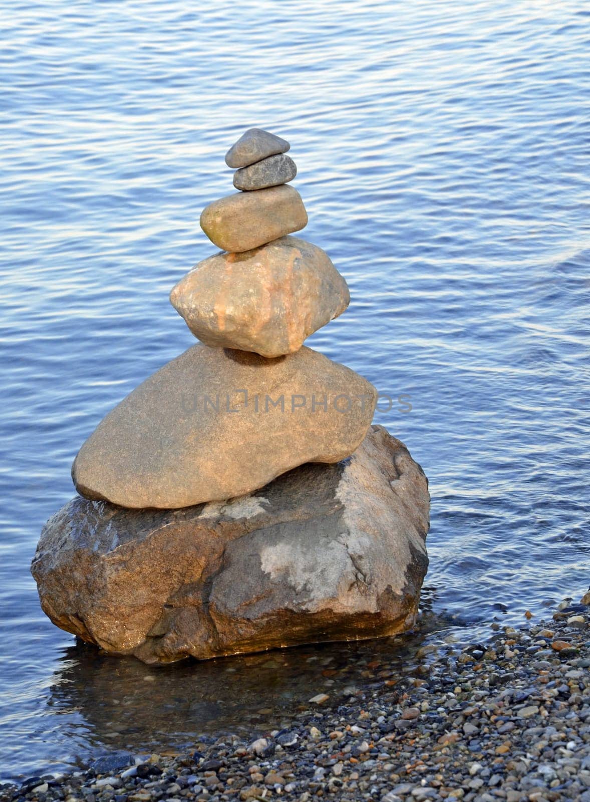 Stones on the beach