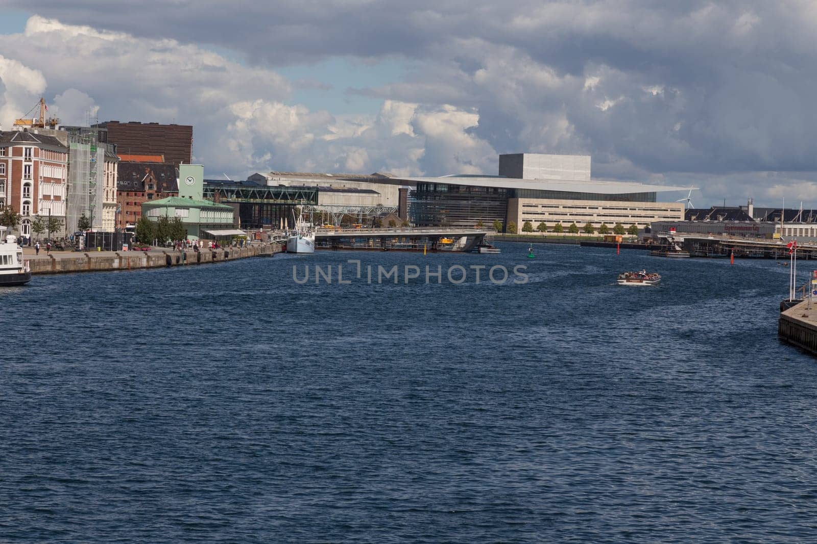View of the Copenhagen Opera In the city centre