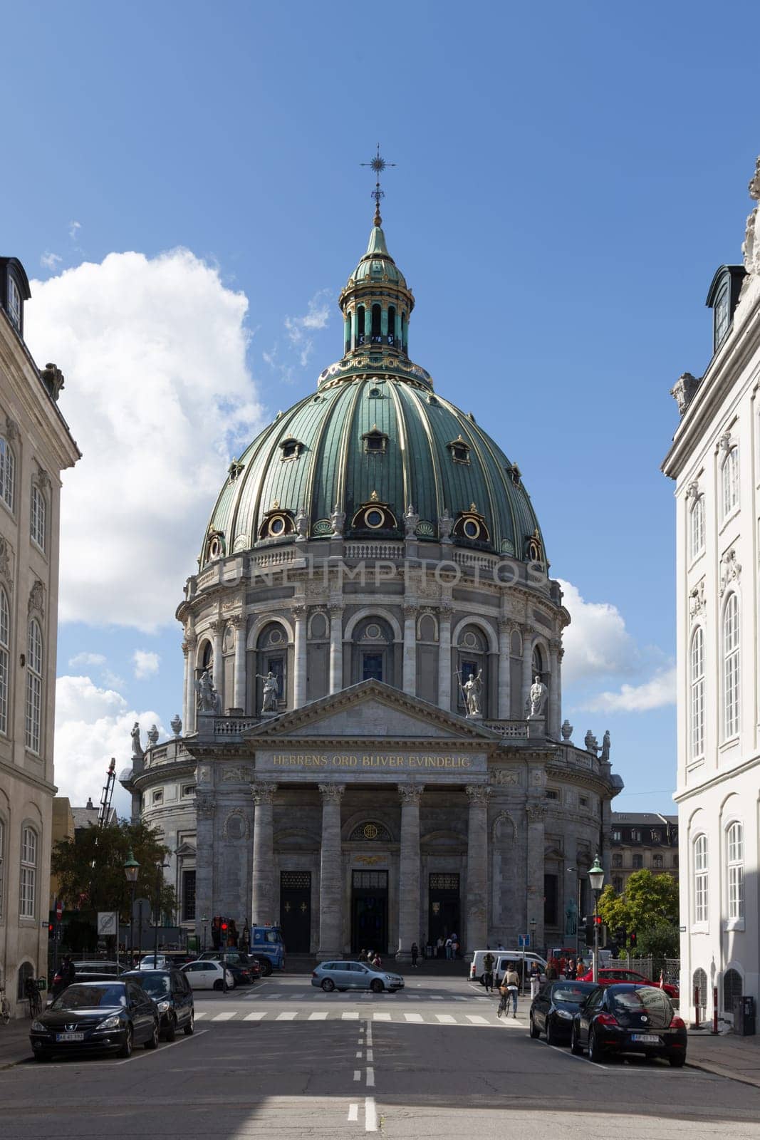 Frederiks Kirke in the centre of Kopehagen,Denmark