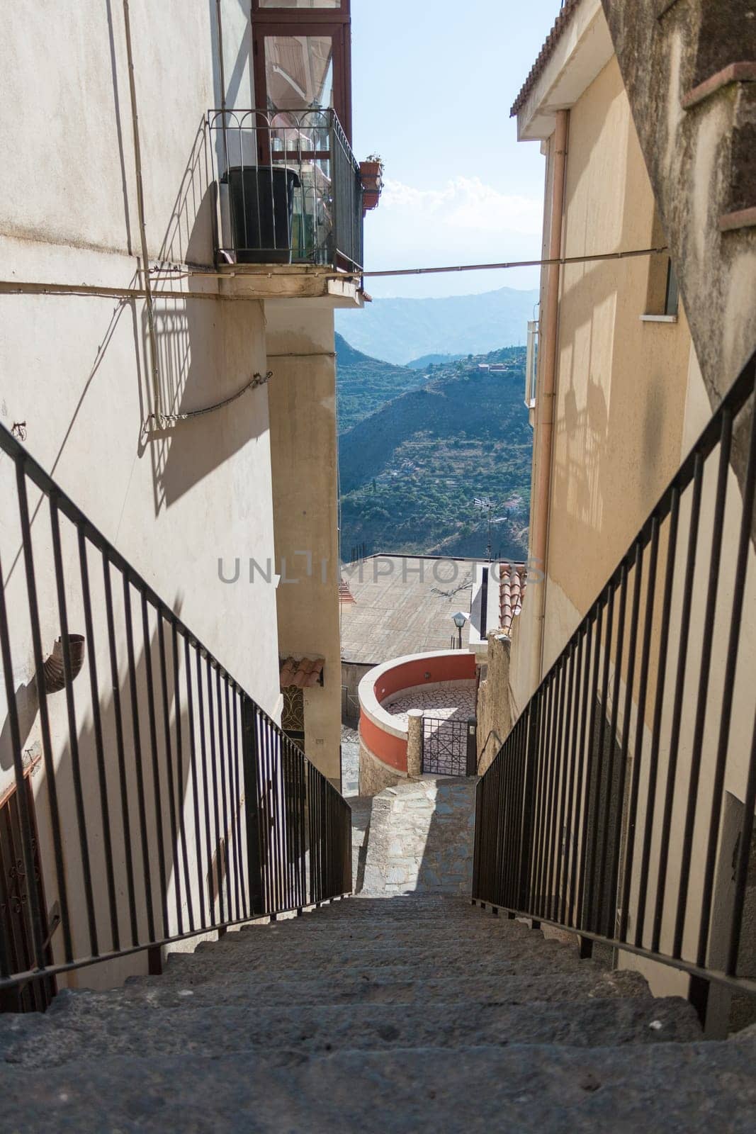 View of Castelmola very beautiful town in Sicily