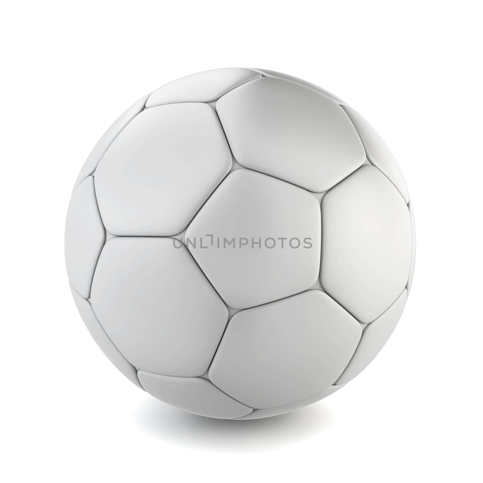 Soccer ball. 3d illustration on white background