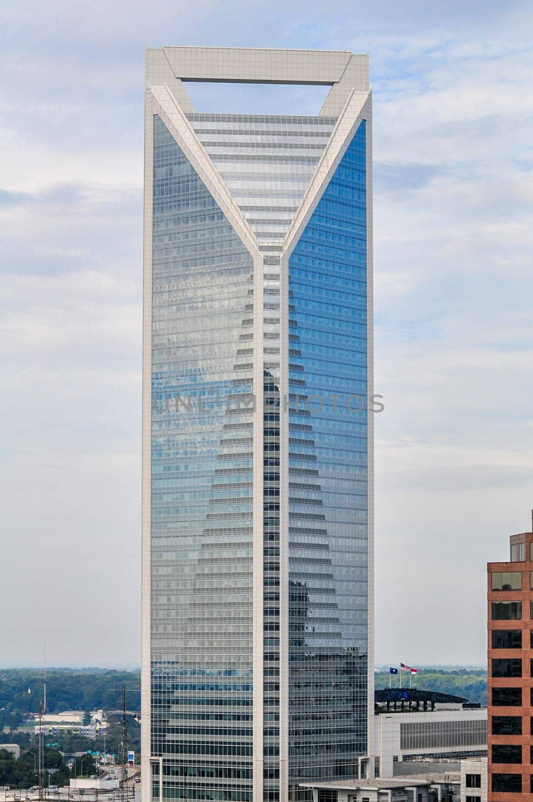 Skyscraper buildings in Charlotte NC
