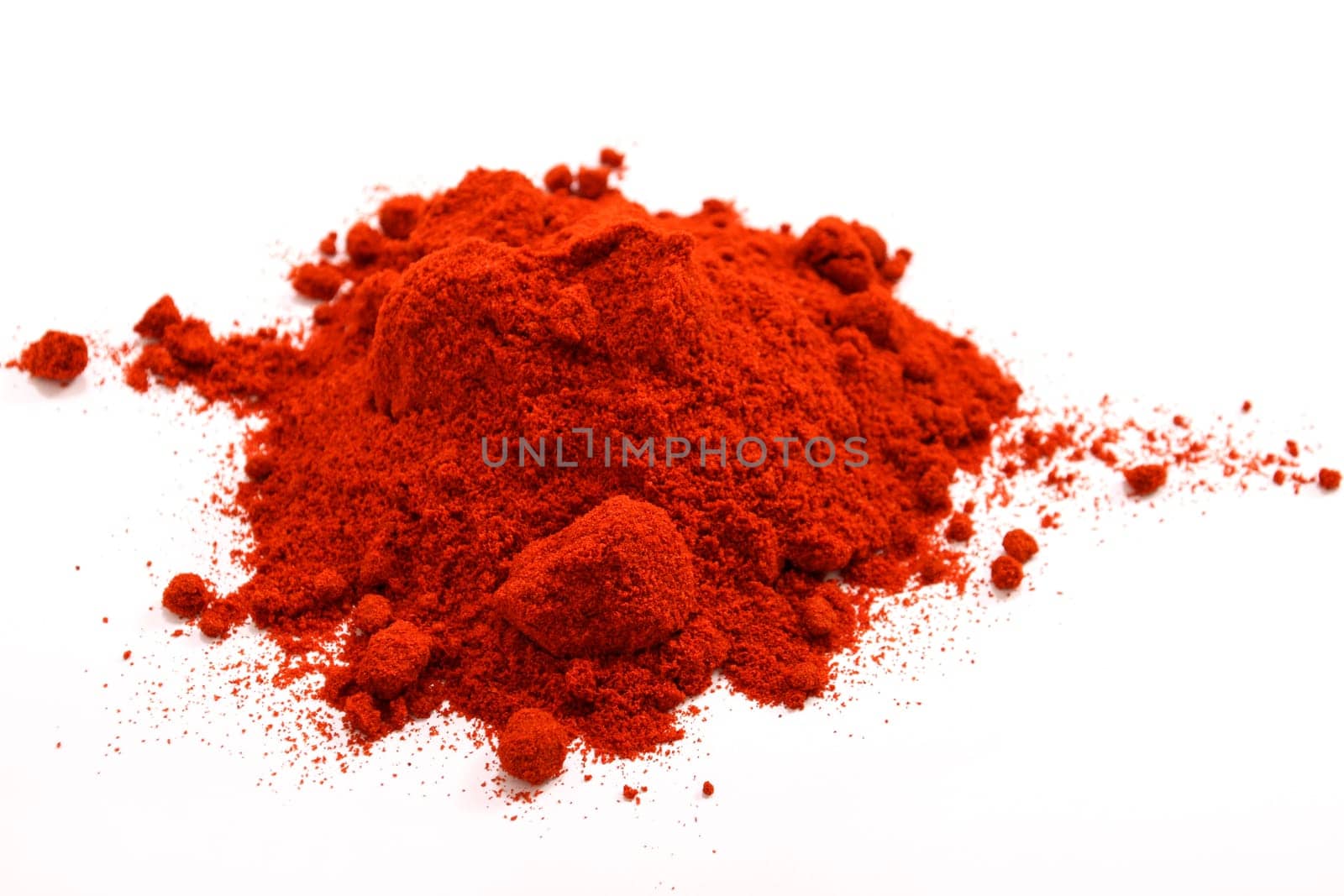Pile of red paprika powder