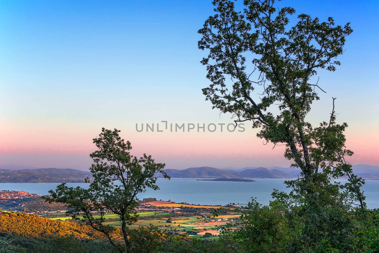 View over the Tracimeno