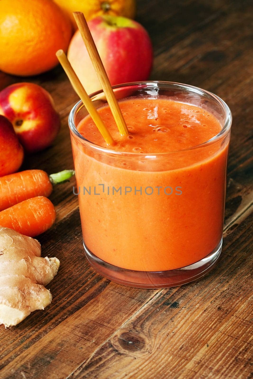 Orange Smoothie Ginger Carrot