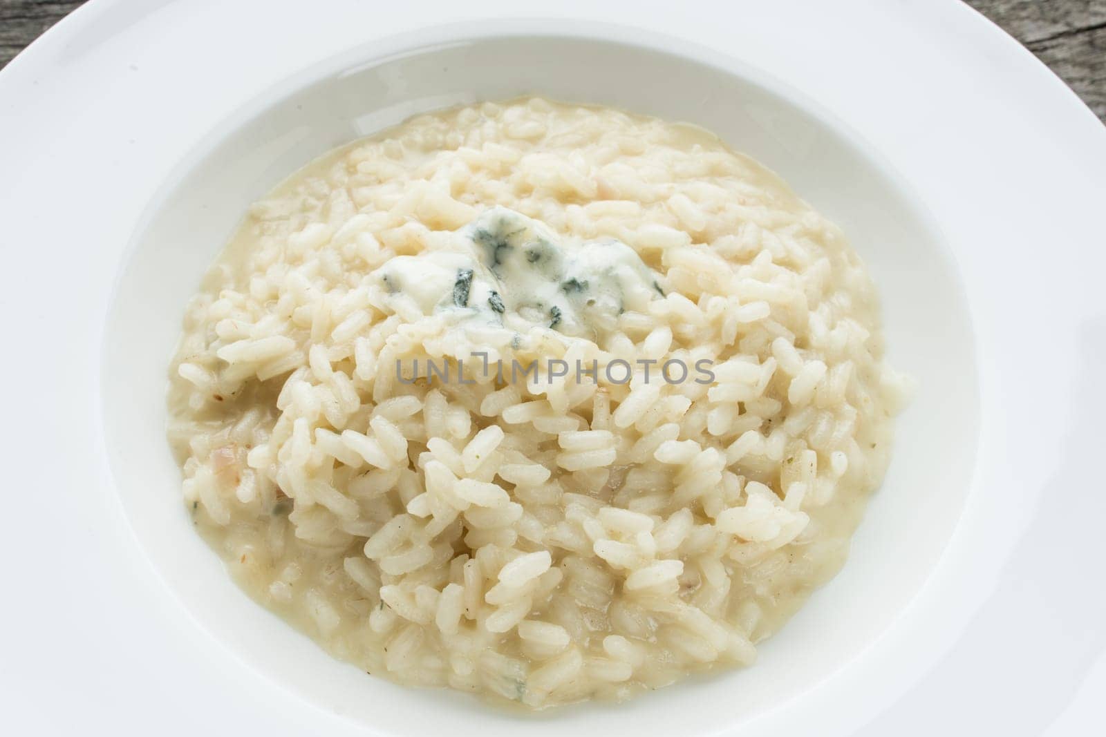Risotto Carnaroli and Gorgonzola Cheese