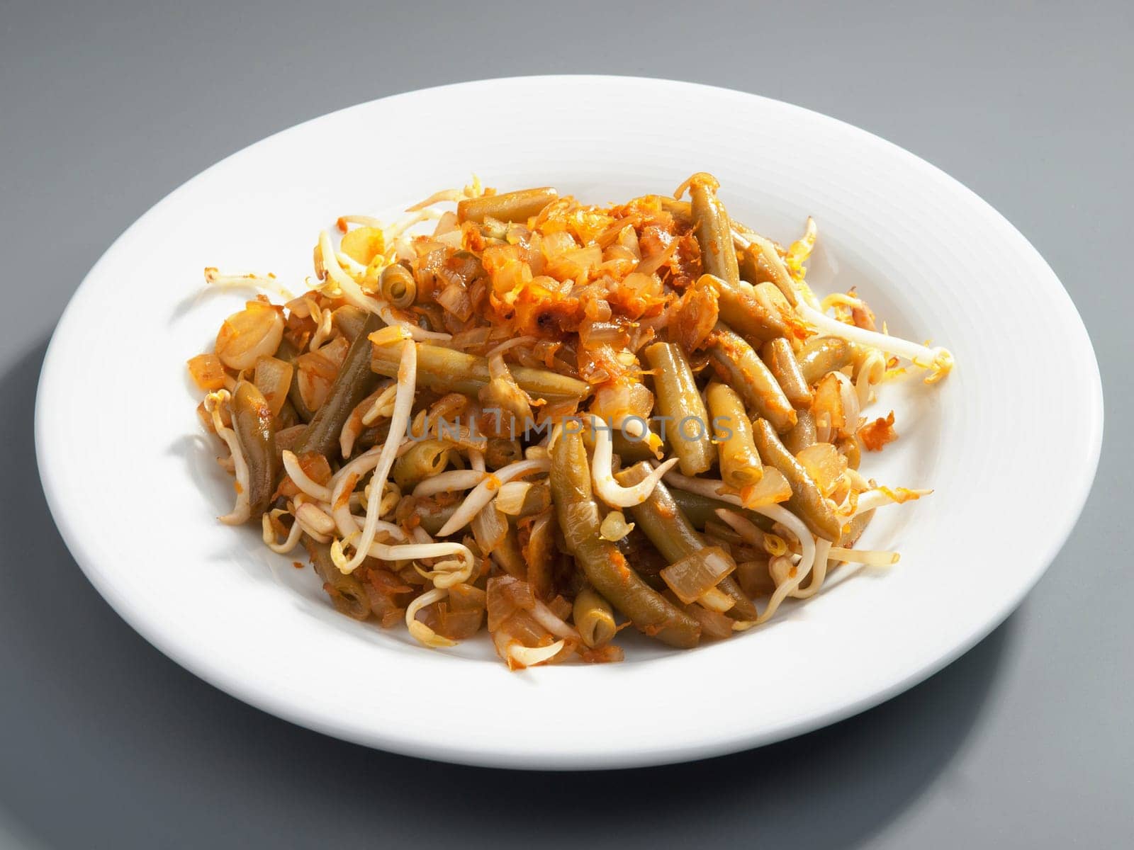 Indonesian cuisine - beans with soya sauce cooked and ready-to-eat