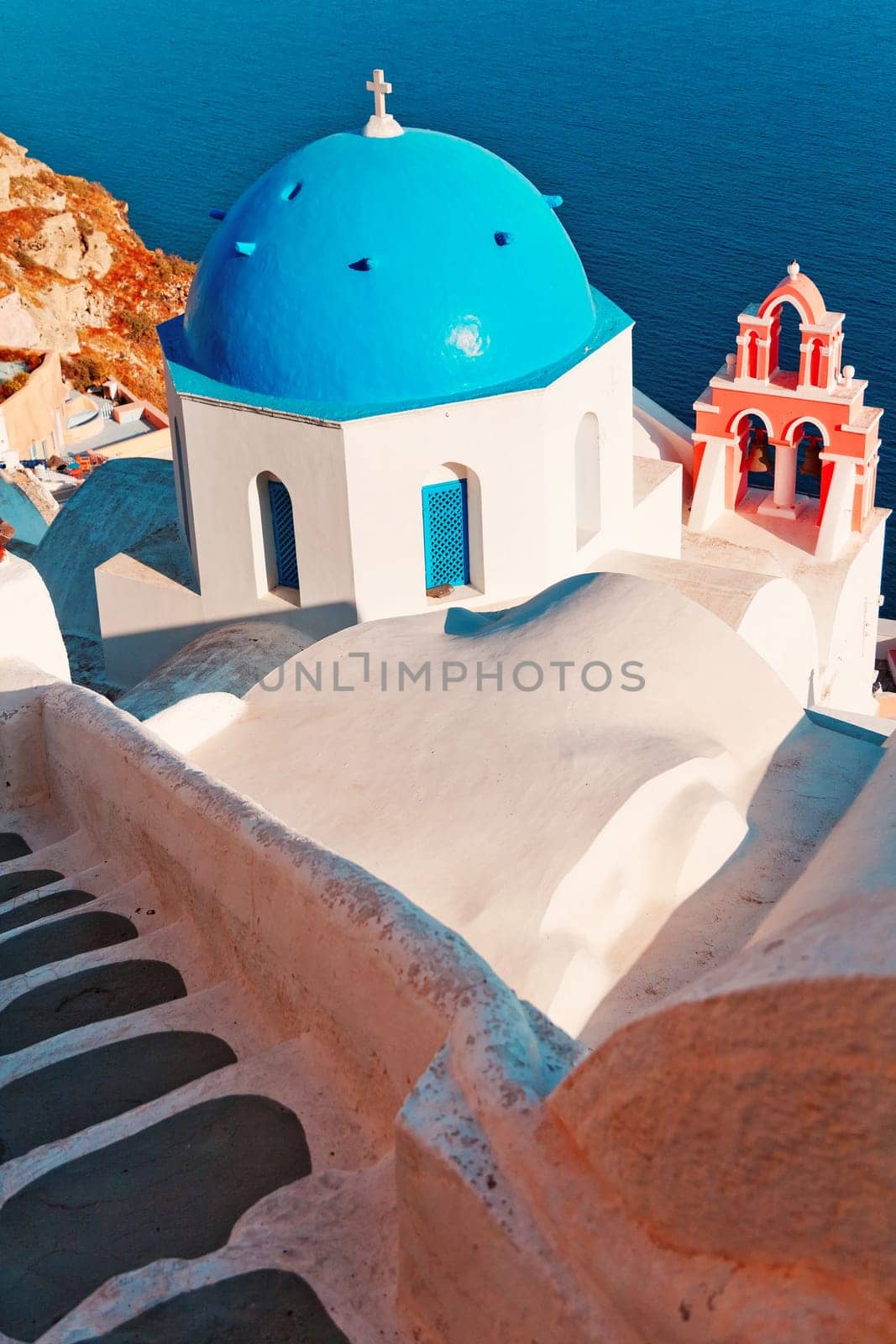 Oia, Santorini at daylight