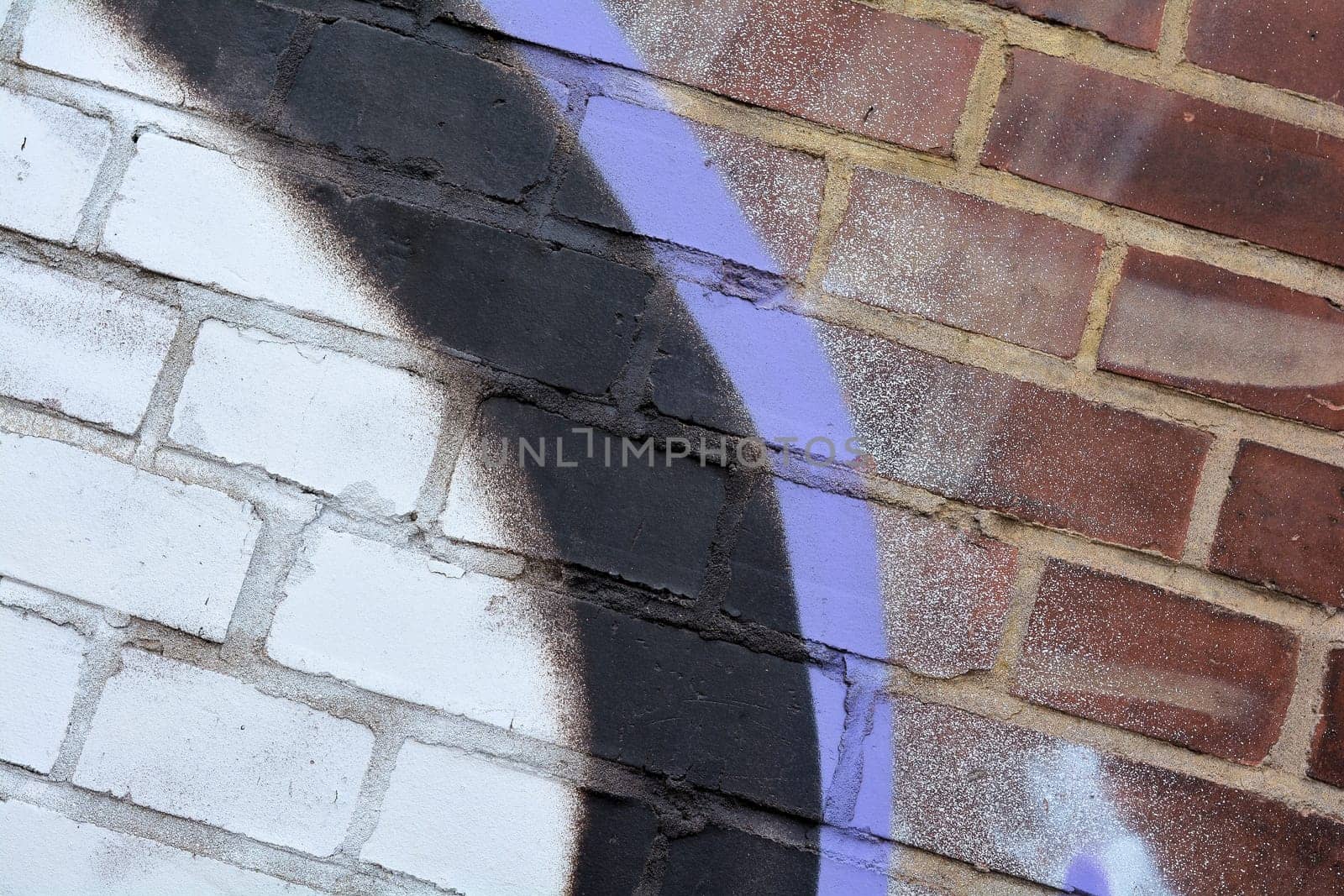Detail of graffiti on a house wall