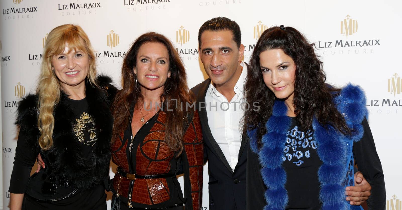 Liz Malraux ,Christine Neubauer ,Ismail Oezen,Mariella Ahrens , Fashion show Autumn/Winter 2015 by Liz Malraux Design in Hamburg