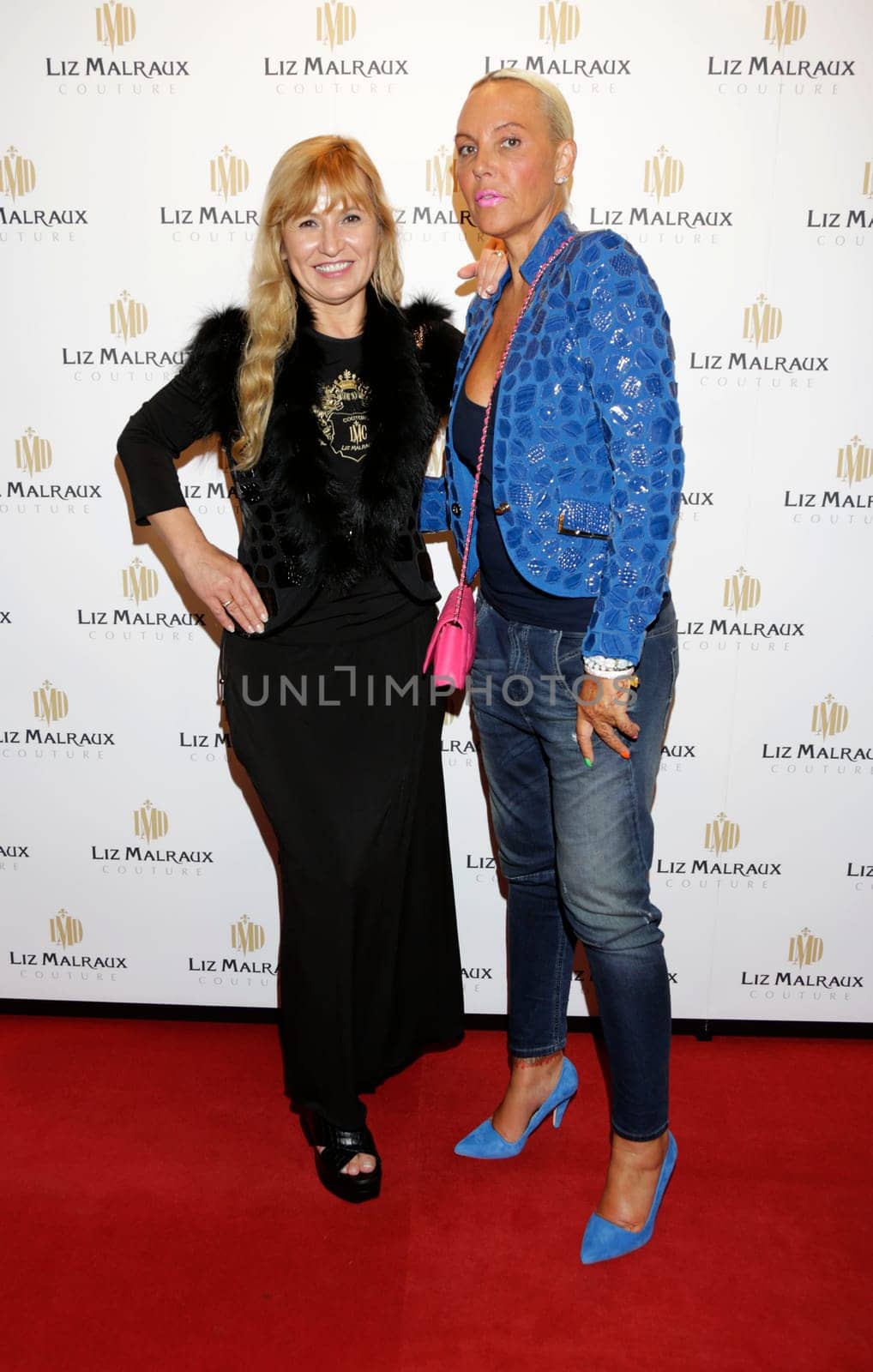 Liz Malraux and Natascha Ochsenknecht , Fashion show Autumn/Winter 2015 by Liz Malraux Design in Hamburg