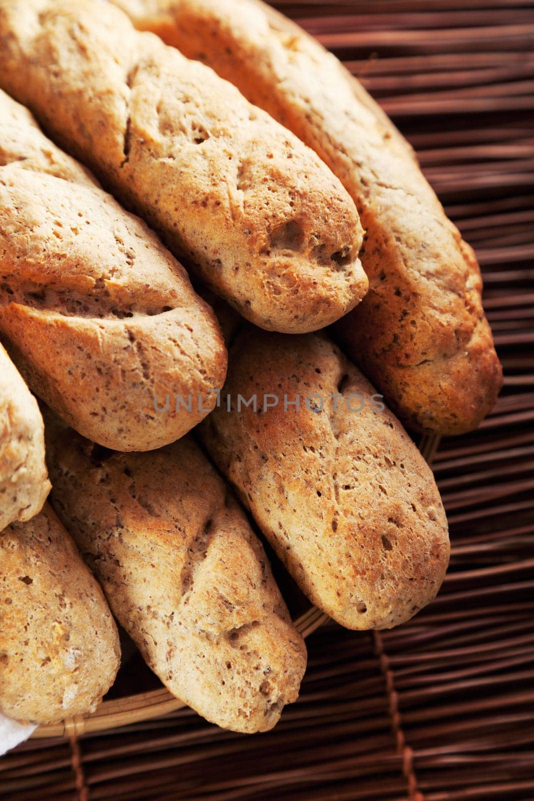 Homemade baguettes