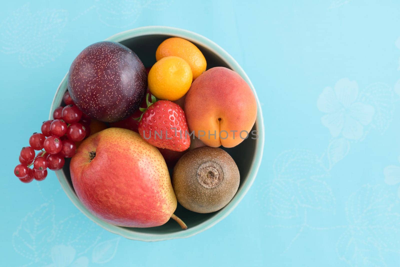 Collection of different fruits in a bowl