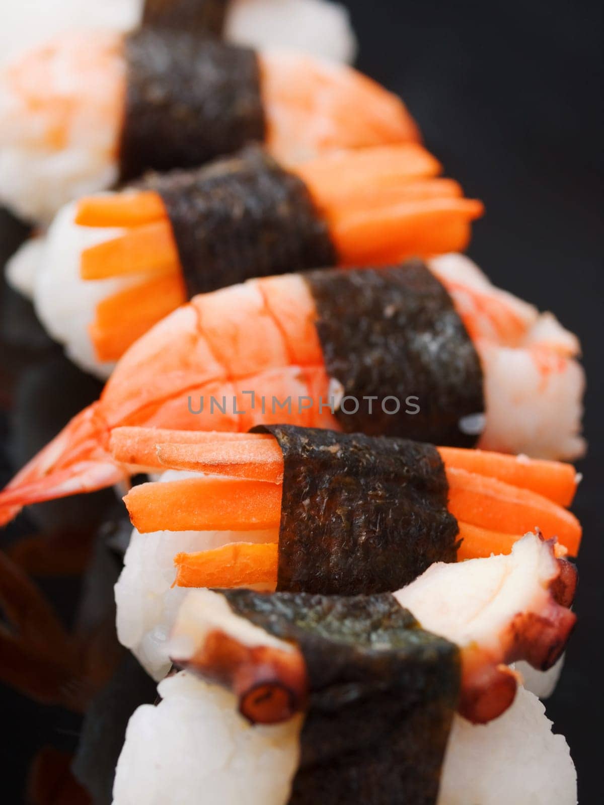Nigiri Sushi close up