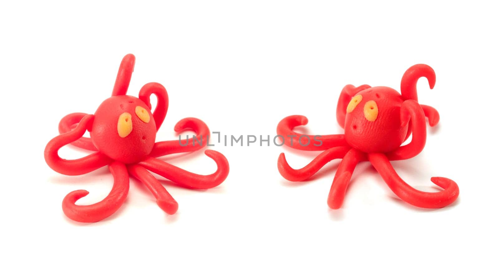 Octopus made of clay
