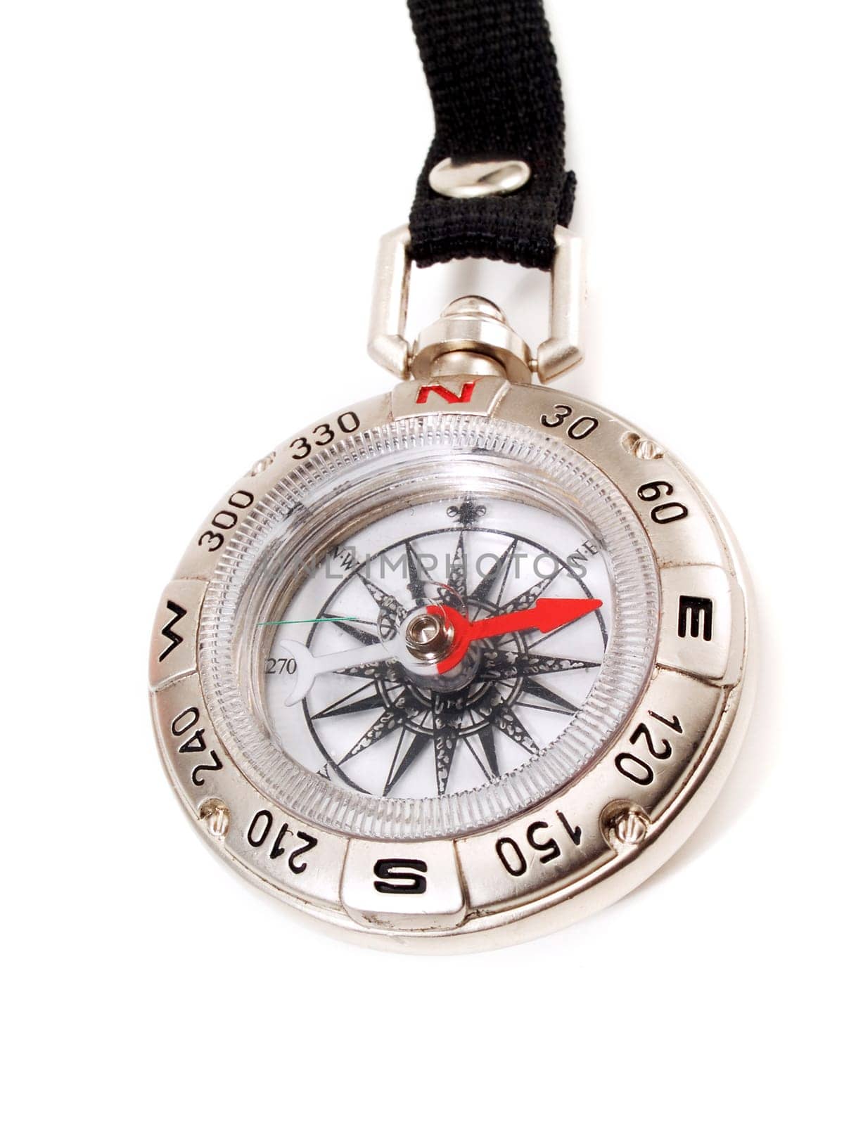Close up of a compass